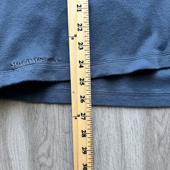 SCOTTeVEST Sev Tech Long Sleeve 1/4 Button Up Blue Size Large - Picture 8 of 13